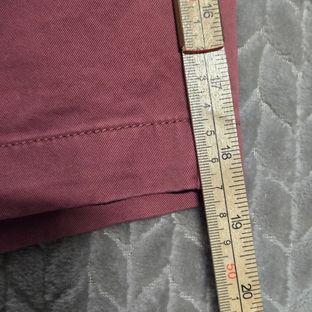 UNTUCKit St. Vincent Chino Shorts Mens 36 Pink Red Stretch 40500 Preppy